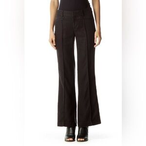 NWT! G by GUESS Black Classic Flare Pleated Pants - Size 24